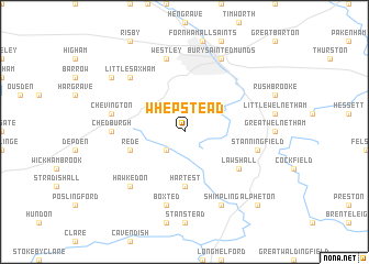 map of Whepstead