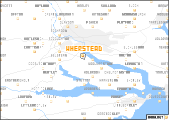 map of Wherstead