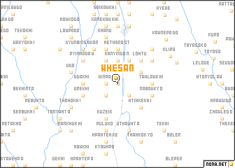 map of Whesan