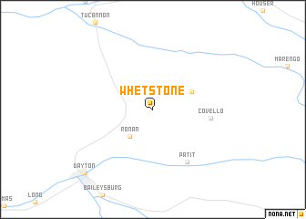 map of Whetstone