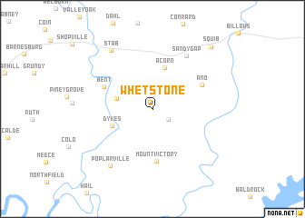 map of Whetstone