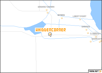 map of Whidden Corner