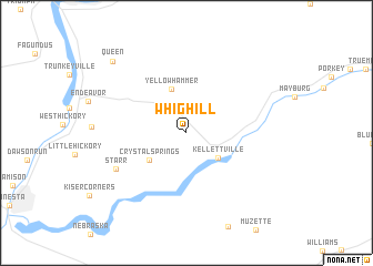 map of Whig Hill