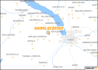 map of Whipple Corner