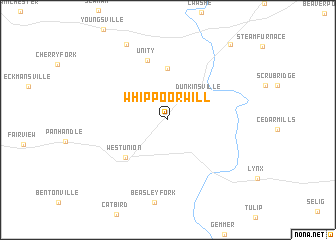 map of Whippoorwill