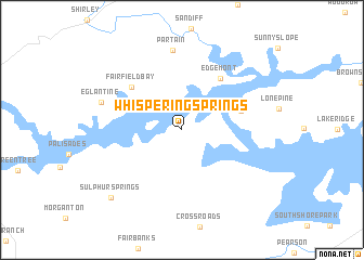 map of Whispering Springs