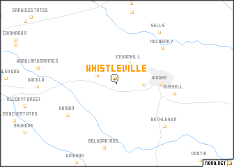 map of Whistleville