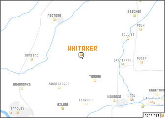 map of Whitaker