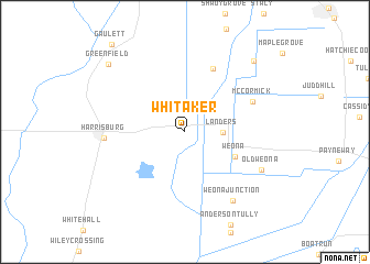 map of Whitaker