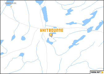 map of Whitbourne