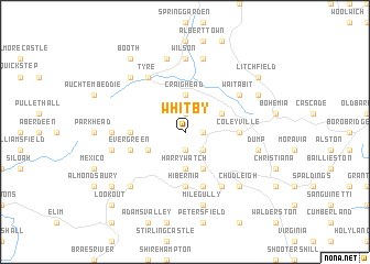 map of Whitby