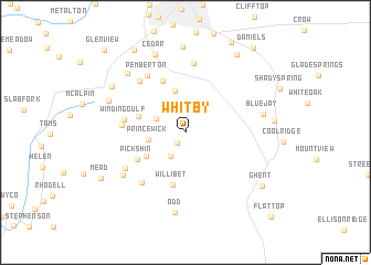 map of Whitby