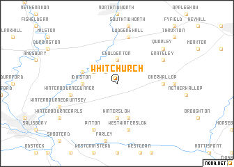 map of Whitchurch