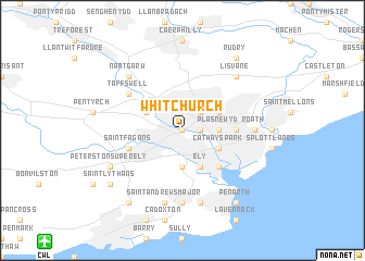 map of Whitchurch