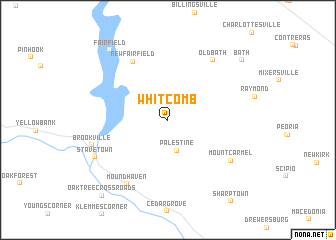 map of Whitcomb