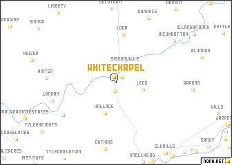 map of White Chapel