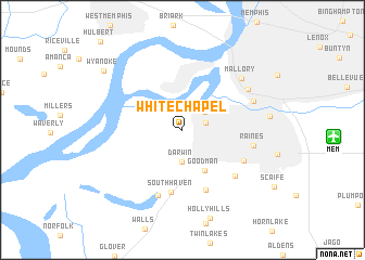 map of White Chapel