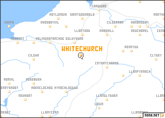 map of Whitechurch