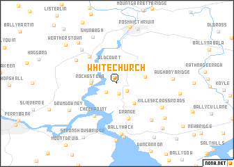 map of Whitechurch