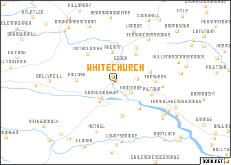 map of Whitechurch