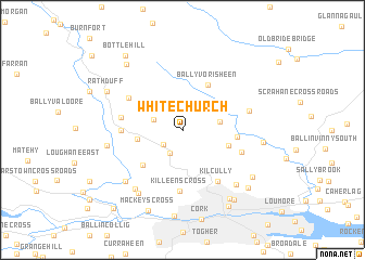 map of Whitechurch