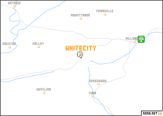 map of White City