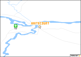 map of Whitecourt