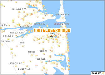 map of White Creek Manor