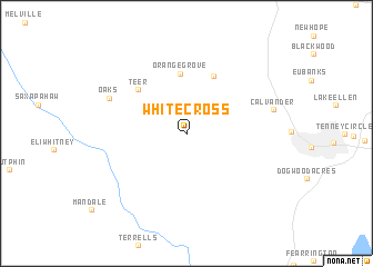 map of White Cross
