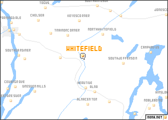 map of Whitefield