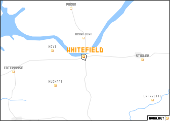 map of Whitefield