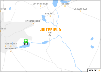 map of Whitefield