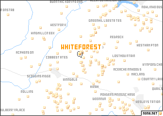 map of White Forest