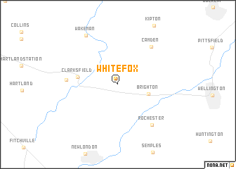 map of White Fox