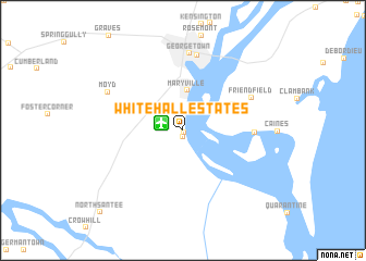 map of White Hall Estates
