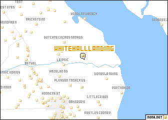 map of Whitehall Landing