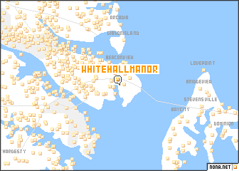 map of Whitehall Manor