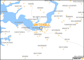 map of Whitehall