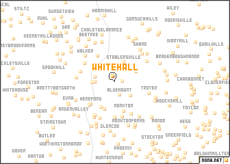 map of White Hall