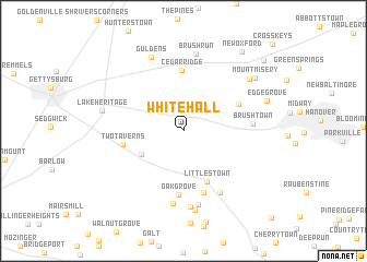 map of Whitehall