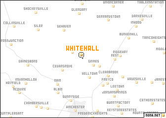 map of White Hall