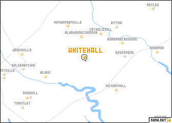 map of White Hall