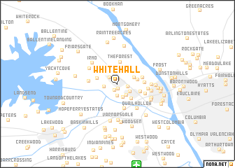 map of Whitehall