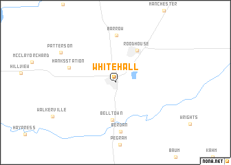 map of White Hall