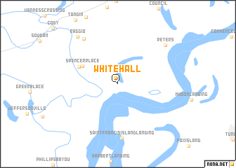 map of Whitehall