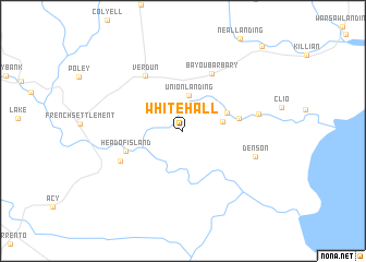 map of Whitehall