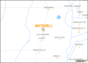 map of Whitehall