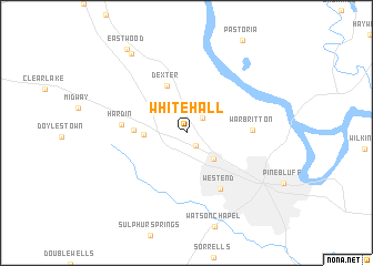 map of White Hall