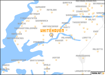 map of Whitehaven