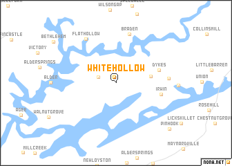 map of White Hollow